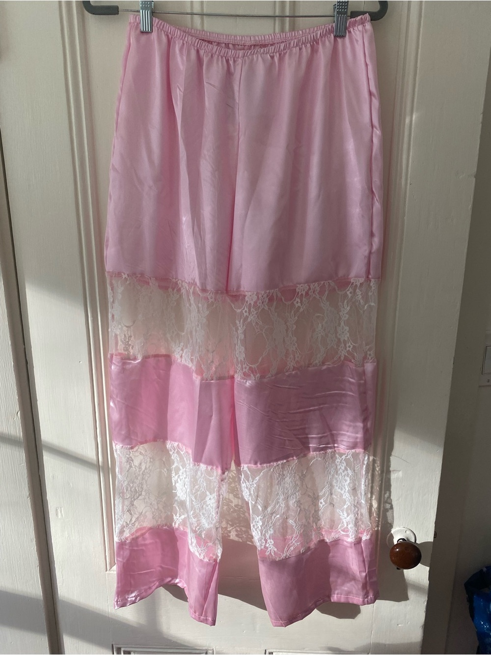Urban Renewal Pink Lace-Panel Half Slip